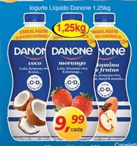 Supermercados Guanabara Iogurte Liquido Danone 1250g oferta