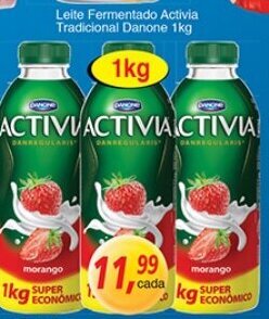Supermercados Guanabara Leite Fermentado Activia Tradicional Danone 1kg oferta