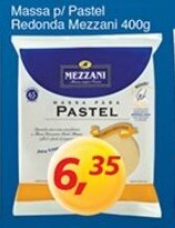 Supermercados Guanabara Massa p/ Pastel Redonda Mezzani 400g oferta