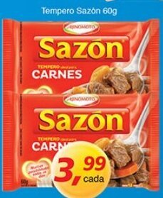 Supermercados Guanabara Tempero Sazon 60g oferta
