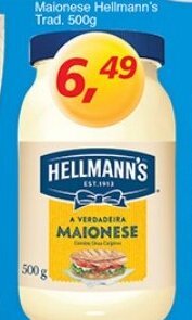 Supermercados Guanabara Maionese Hellmann's Trad 500g oferta