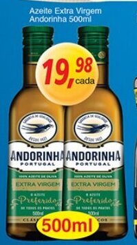 Supermercados Guanabara Azeite Extra Virgem Andorinha 500ml oferta