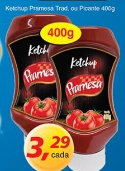 Ketchup Pramesa Trad. ou Picante 400g