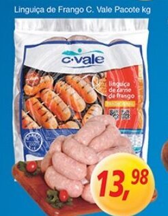 Linguica de Frango C. Vale pacote 1kg