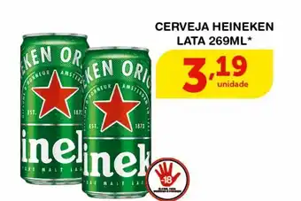 Roldão Cerveja heineken 269ml oferta