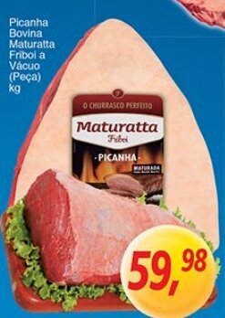Supermercados Guanabara Picanha Bovina Maturatta Friboi a Vacuo (Peca) 1kg oferta