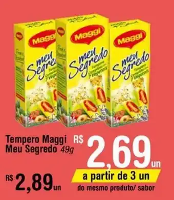 Fort Atacadista Tempero Maggi Meu Segredo 49g oferta