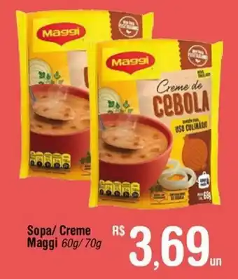 Fort Atacadista Sopa/ Creme Maggi 60g/70g oferta