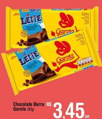 Fort Atacadista Chocolate Barra Garoto 90g oferta