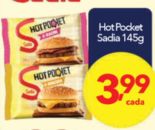 Lopes Supermercados Hot Pocket Sadia 145g oferta