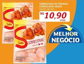 Assaí Atacadista SOBRECOXA DE FRANGO CONGELADA SADIA PACOTE ZIP 1KG oferta