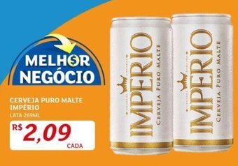 Assaí Atacadista CERVEJA PURO MALTE IMPÉRIO LATA 269ML oferta