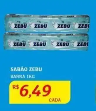 SABÃO ZEBU BARRA 1KG