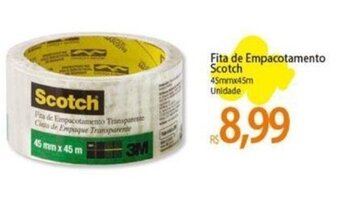Fita de Empacotamento Scotch 45mmx45m Unidade