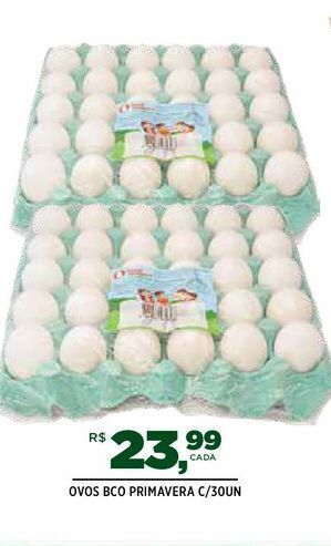 DB Supermercados Ovos bco primavera c/30un oferta
