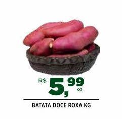 DB Supermercados Batata doce roxa kg oferta