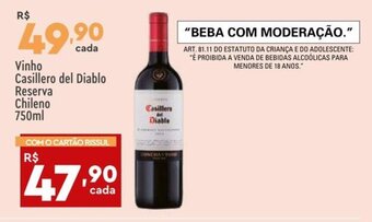 Vinho Casillero del Diablo Reserva Chileno 750ml