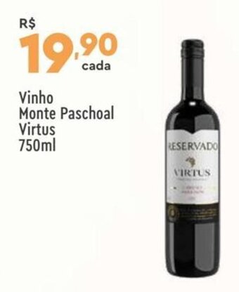Supper Rissul Vinho Monte Paschoal Virtus 750ml oferta
