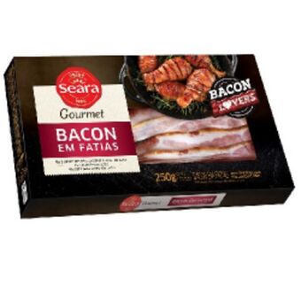 Supermercado Dalben Bacon em fatias seara gourmet 250g oferta