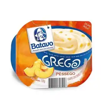 Coocerqui Iogurte grego batavo pêssego pote 100g oferta