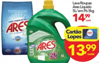 Lava roupas Ares Liquido 5L / em po 5kg