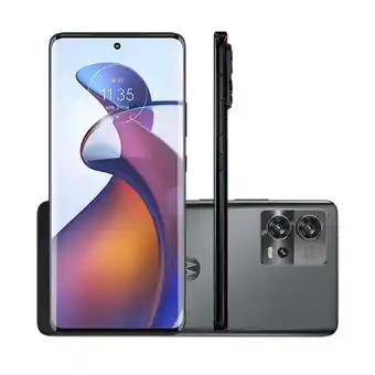 Casa e Vídeo Smartphone motorola moto edge 30 fusion 256gb 8gb ram câmera tripla 50mp tela 6.6 preto oferta