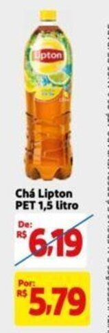 Chá Lipton PET 1,5 litro