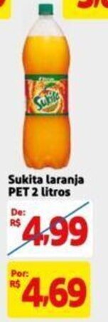 Extra Supermercado Sukita laranja PET 2 litros oferta