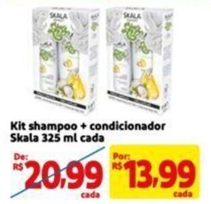 Extra Supermercado Kit shampoo + condicionador Skala 325 ml cada oferta