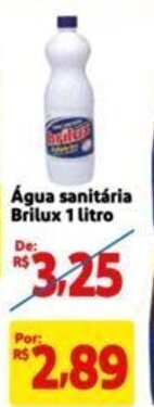 Água sanitária Brilux 1 litro