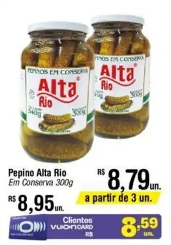 Pepino Alta Rio Em Conserva 300g