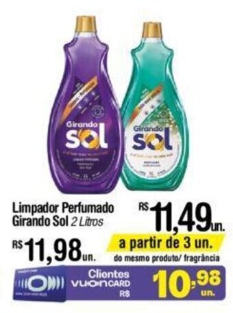 Fort Atacadista Limpador Perfumado Girando Sol 2 Litros oferta
