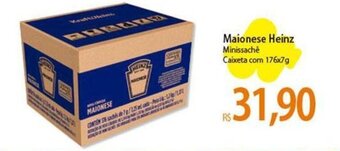 Atacadão Maionese Heinz Minissache Caixeta com 176x7g oferta