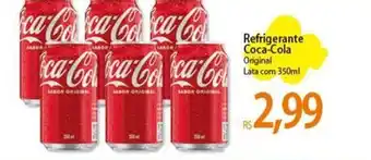 Atacadão Refrigerante Coca-Cola Original Lata com 350ml oferta