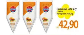 Atacadão Requeijão Catupiry Cheddar Bisnaga com 1,010kg oferta
