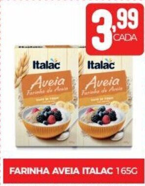 Fort Atacadista FARINHA AVEIA ITALAC 165G oferta