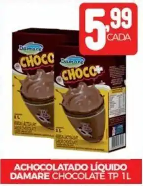Fort Atacadista ACHOCOLATADO LÍQUIDO DAMARE CHOCOLATE TP 1L oferta