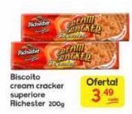 Biscoito cream cracker superiore richester 200g