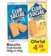 Supermercados Princesa Biscoitos club social 144g ou 141g oferta