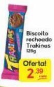 Biscoito recheado trakinas 126g