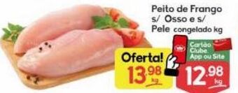 Supermercados Princesa Peito de frango s/osso e s/pele congelado kg oferta