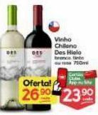 Supermercados Princesa Vinho chileno des hielo 750ml oferta