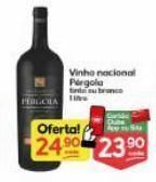 Supermercados Princesa Vinho nacional pérgola 1l oferta