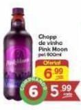 Supermercados Princesa Chopp de vinho pink moon 600ml oferta