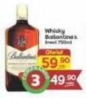 Supermercados Princesa Whisky ballantine´s 750ml oferta