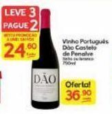 Vinho português dão castelo 750ml