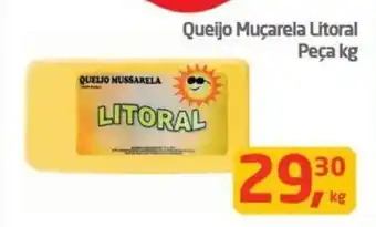 Tenda Atacado Queijo Muçarela Litoral Peça kg oferta