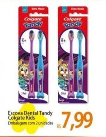 Atacadão Escova Dental Tandy Colgate Kids Embalagem com 2 unidades oferta