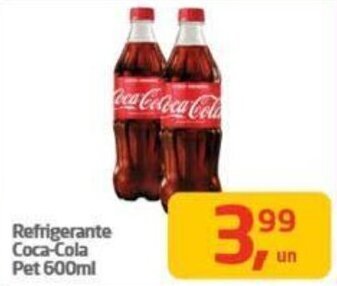 Tenda Atacado Refrigerante Coca-Cola Pet 600ml oferta