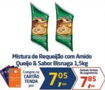 Tenda Atacado Mistura de Requeijão com Amido Queijo & Sabor Bisnaga 1,5kg oferta